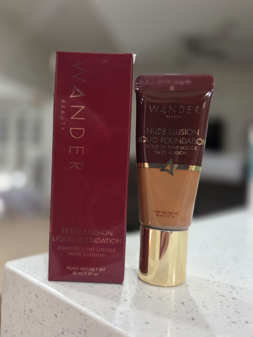 Wander Beauty Nude Illusion Liquid Foundation -GOLDEN RICH